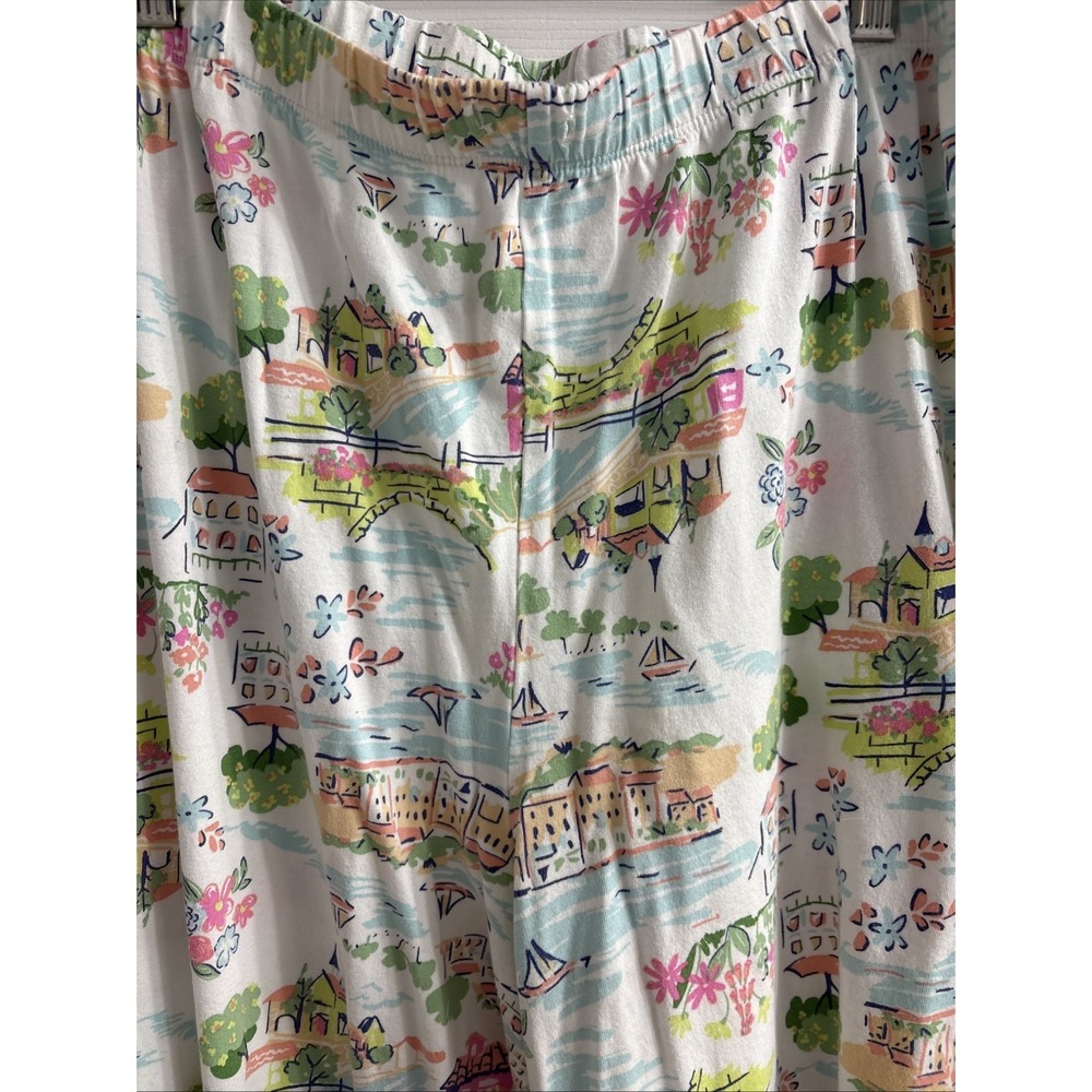 Cuddl Duds 2 Piece Pajama Lounge Set SZ 3XL Summer Seaside Beachy Graphic Print - Picture 7 of 8